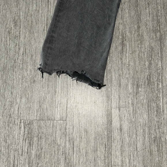 Express High Waisted Gray Wash 90’s boot jeans - Picture 2 of 7